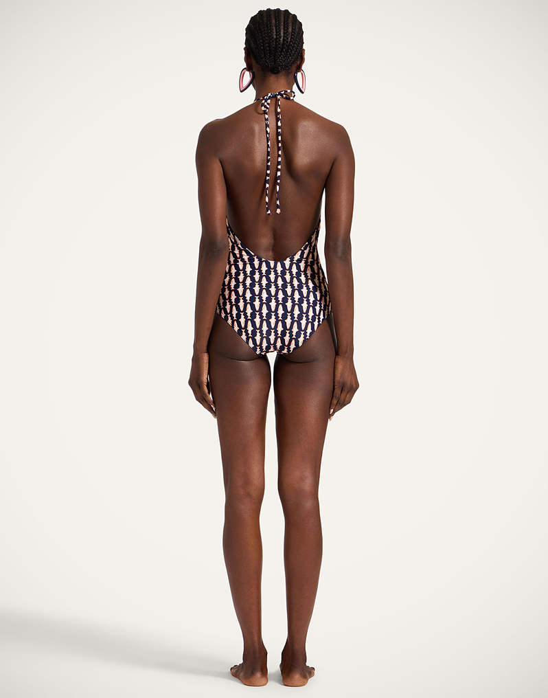 La DoubleJ Sexy Swimsuit La DoubleJ Sexy Swimsuit Pesciolini Blue SWI0036LYC001PES04BU03