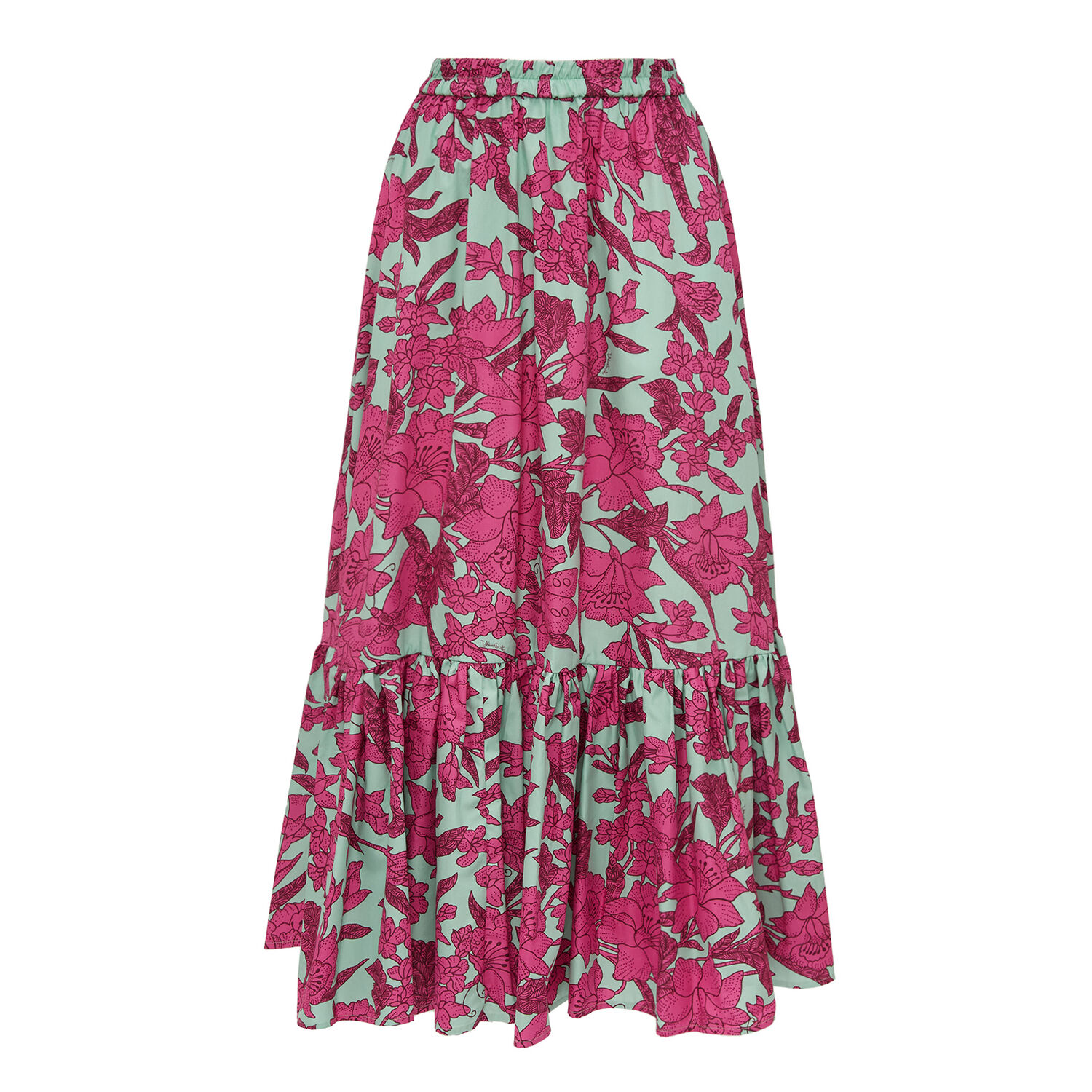 Shop La Doublej Sunset Skirt In Lilium Purple
