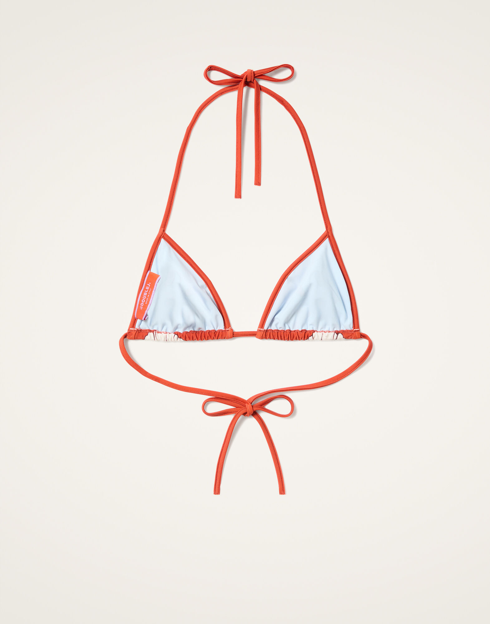 La DoubleJ Bikini Top Iris Plac&eacute;e Dark Orange SWI0032LYC003IRS07OR03