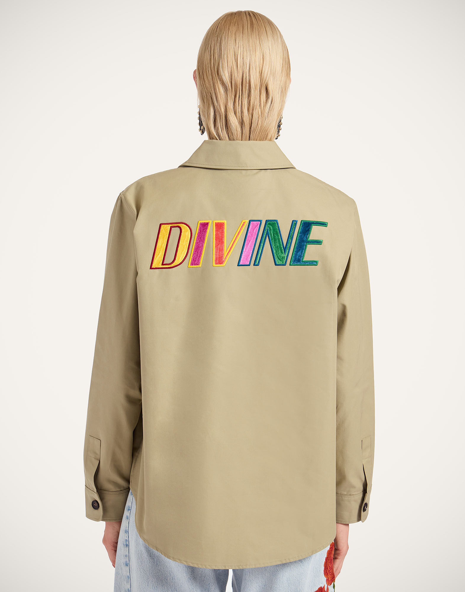 La DoubleJ Divine Jacket Solid Salvia JAC0142COT067SOLIDGR06