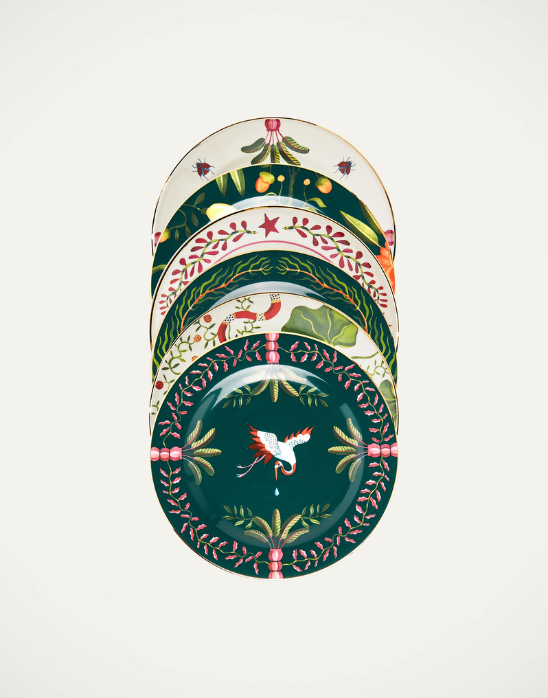 La DoubleJ Dessert Plates Set of 6 La DoubleJ Dessert Plates Set of 6 Mix DIS0062CER001HLE0007