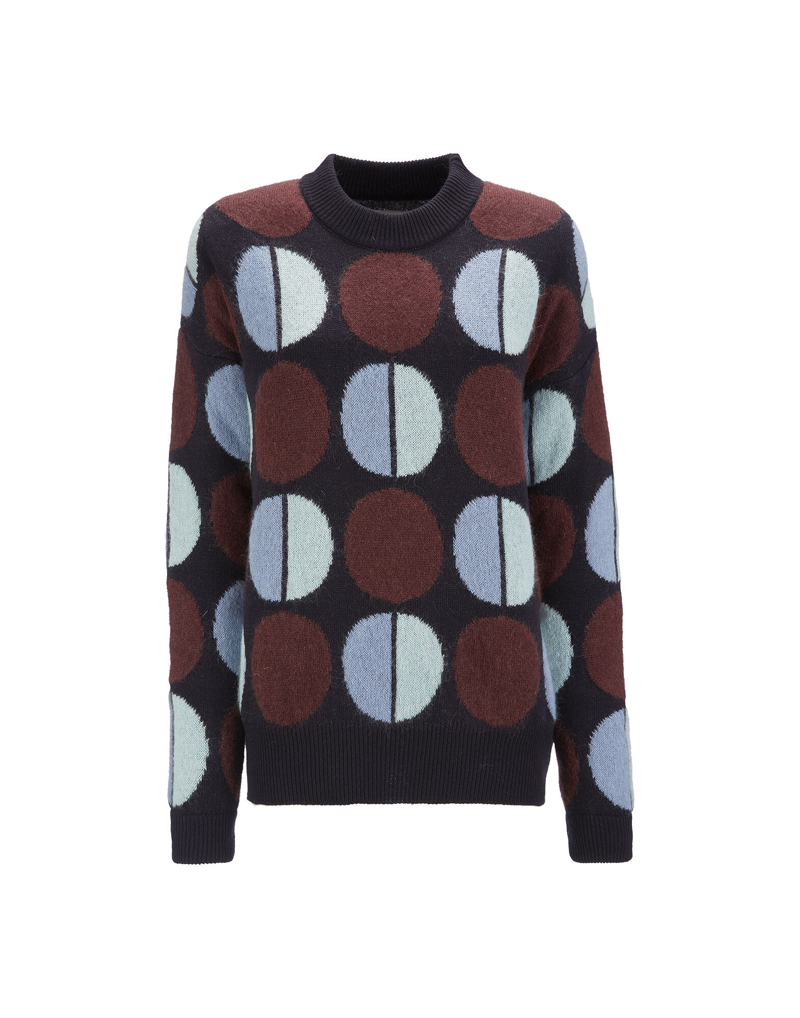 LaDoubleJ Engadina Sweater Sfere Blu PUL0042KNI031SFE0006