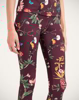 La DoubleJ Leggings La DoubleJ Leggings Zooflora Burgundy TRO0013JER005ZOF02RE02
