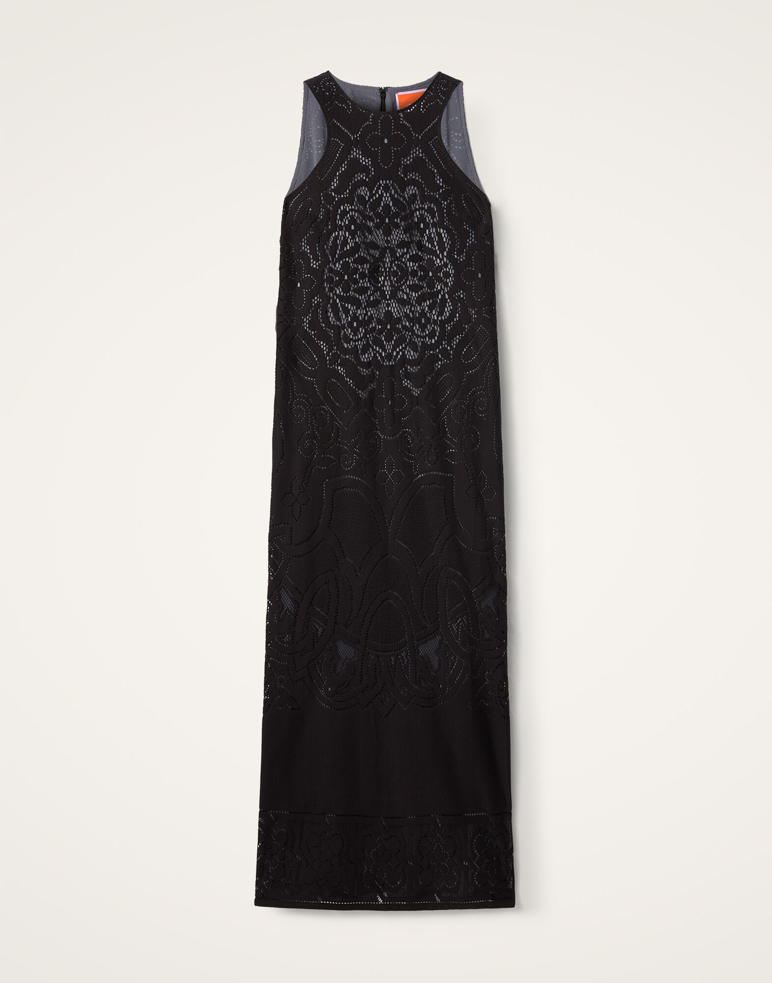 La DoubleJ Lacey Racer Dress Solid Black DRE0802EMB064SOLIDBL01