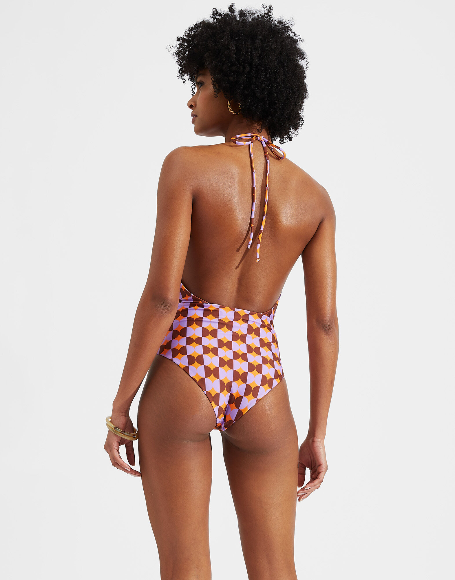 La DoubleJ Esther Swimsuit Mezzaluna Orange SWI0035LYC001MEZ0003