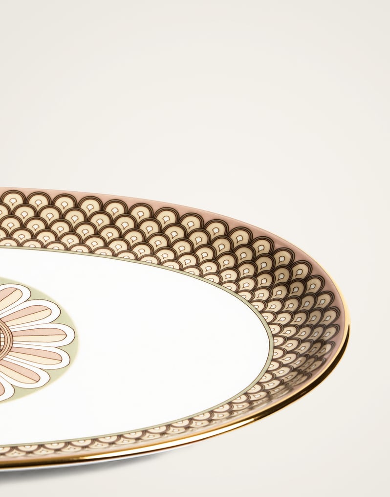 La DoubleJ Oval Platter La DoubleJ Oval Platter Odysseus Dusty Pink PLA0002CER001ODY01PI10