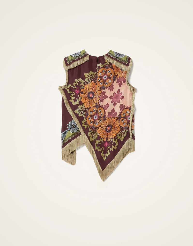 La DoubleJ Scarf Top La DoubleJ Scarf Top Bounty Placée Burgundy TOP0160SIL009BOU01RE07