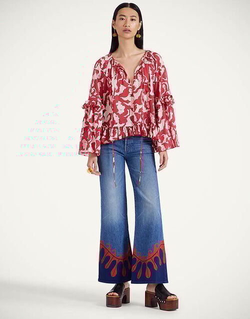 La DoubleJ The Tomcat Roller Jeans La DoubleJ The Tomcat Roller Jeans Deep In The Pacific Blue TRO0167DEN011PCF04BU03