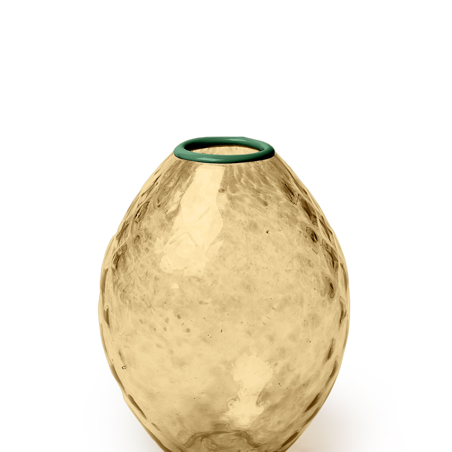 Shop La Doublej Big Egg Vase In Gold