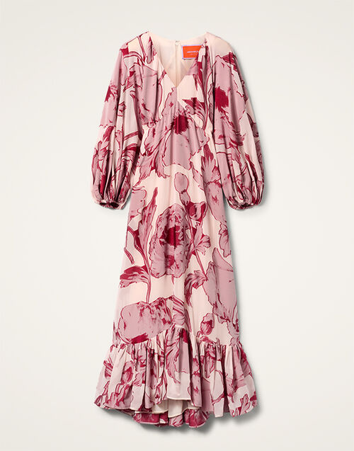 La DoubleJ Eve-Ning V Dress Sylph Fil Coupé Pink DRE0867FCP007SYL02PI01