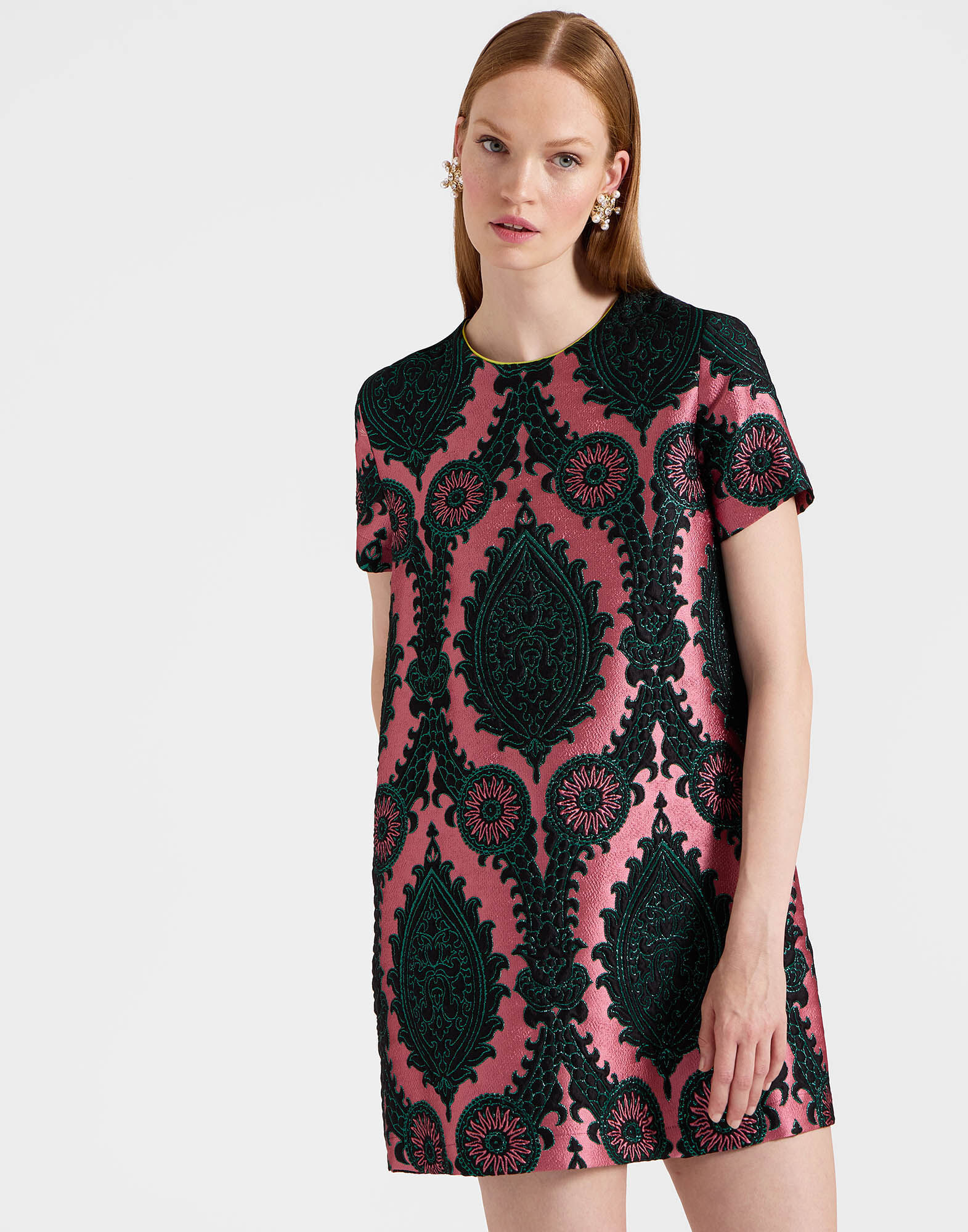 La DoubleJ Mini Swing Dress Oltrarno Pink DRE0658JCQ084OLT01PI01