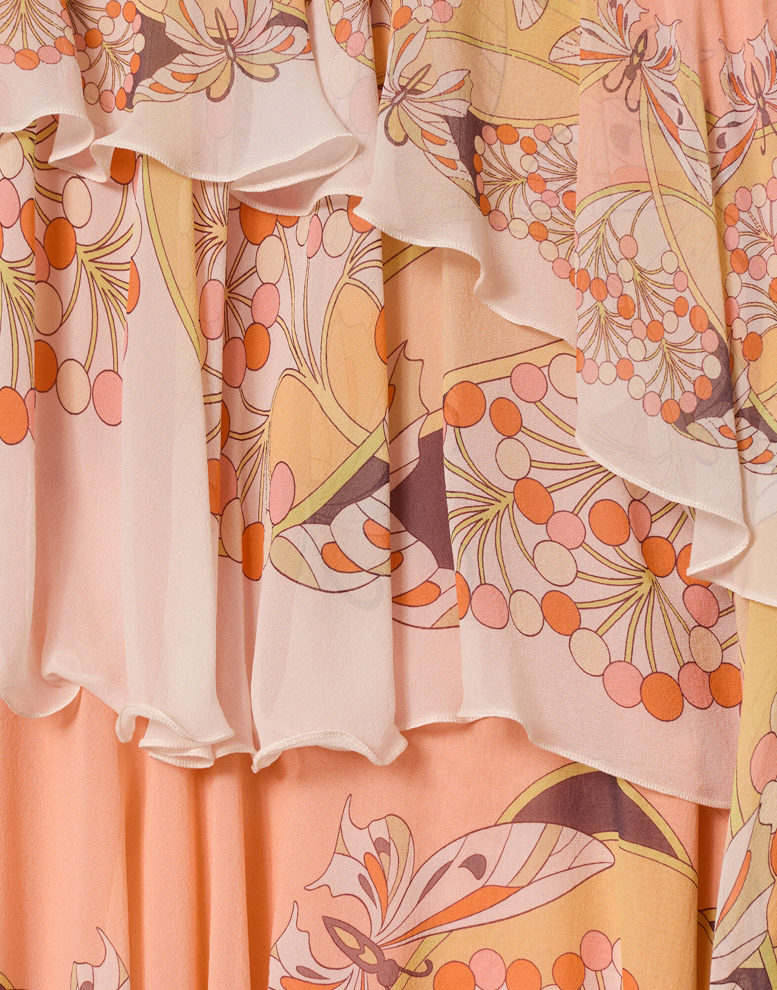 La DoubleJ Naiad Dress Florette Plac&eacute;e Pale Pink DRE0858SIL014FLO08PI02