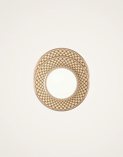 La DoubleJ Dessert Plates Set Of 2 Napoli Dusty Pink DES0002CER001NAP04PI10