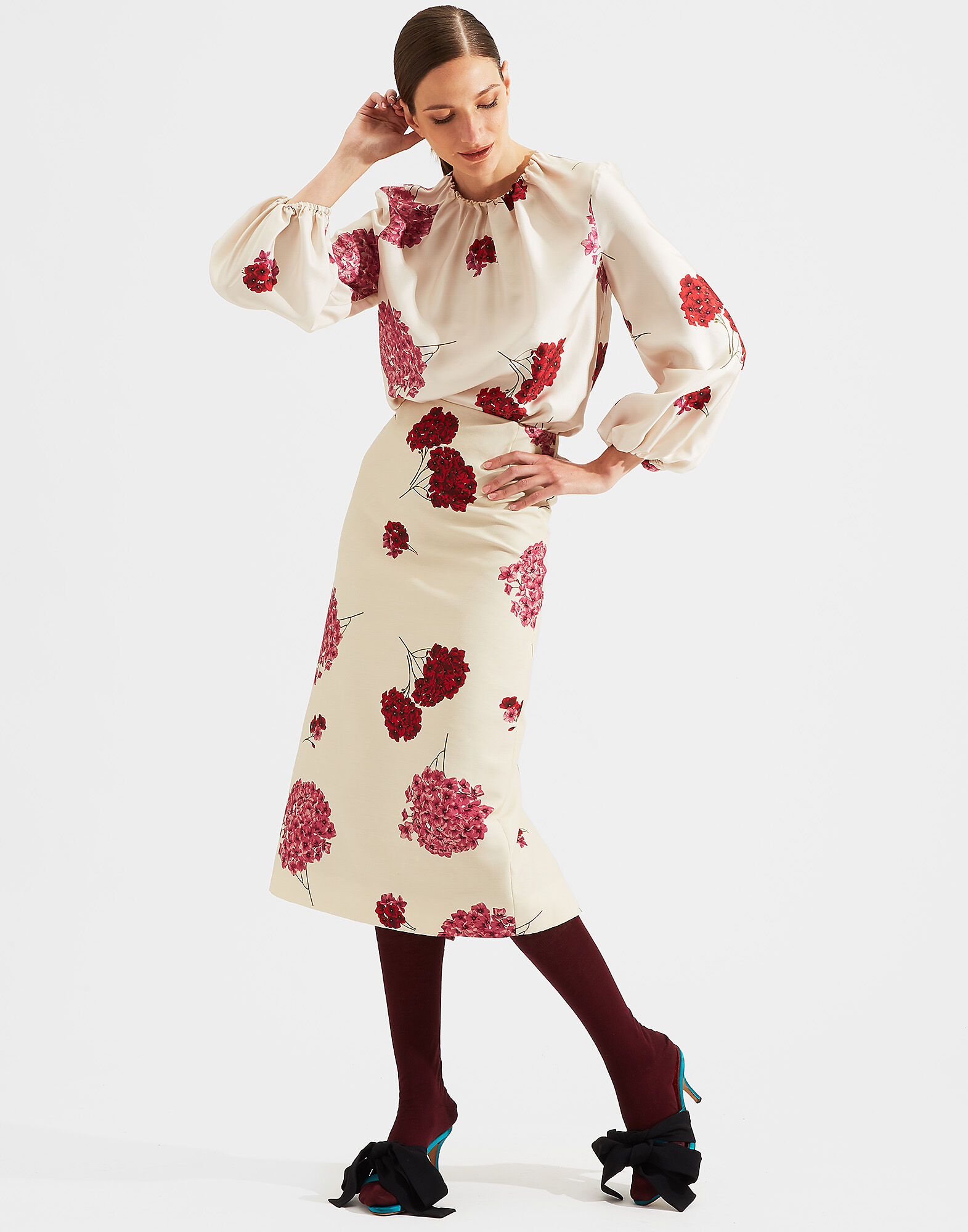 LaDoubleJ Pencil Skirt Ortensia SKI0011CAD001ORT0001