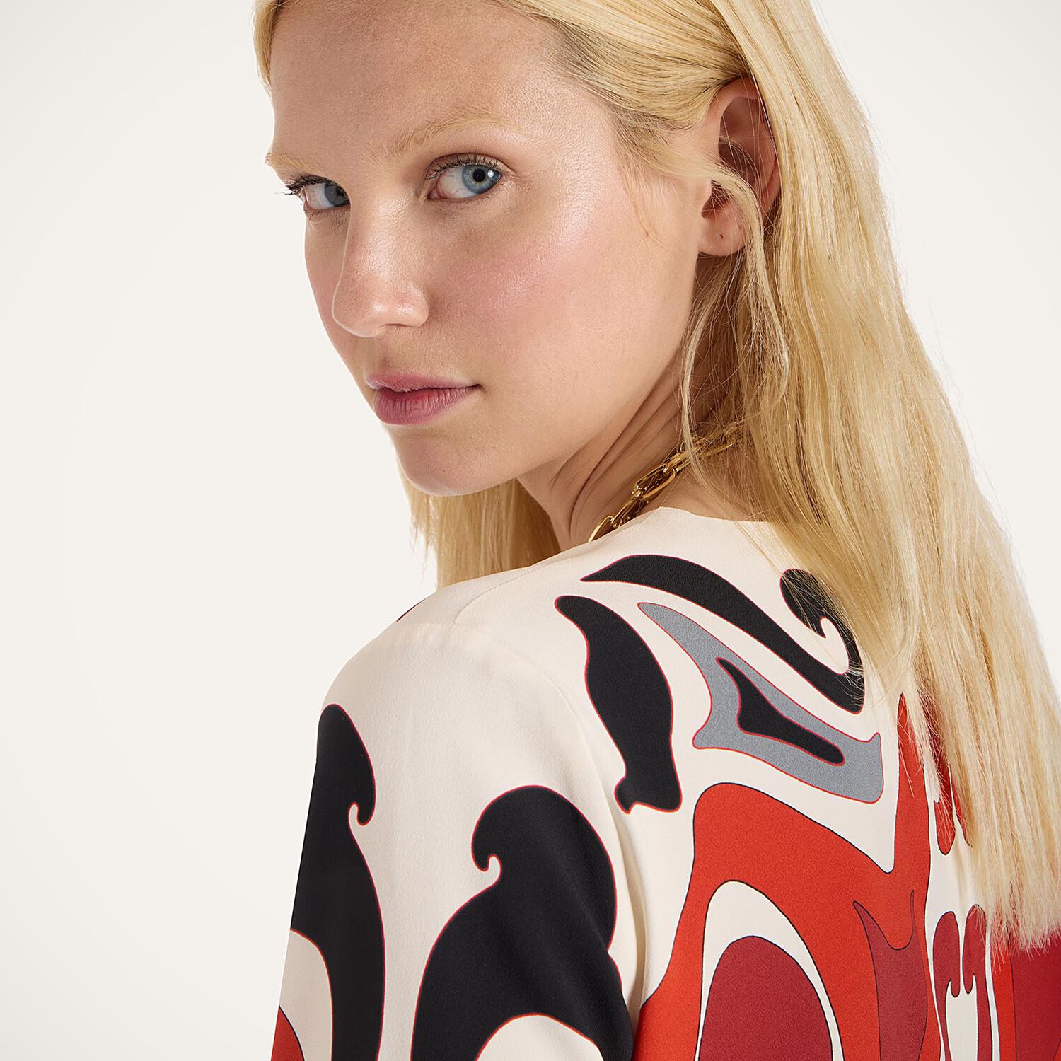 La Doublej Mini Supremes Printed Satin Minidress