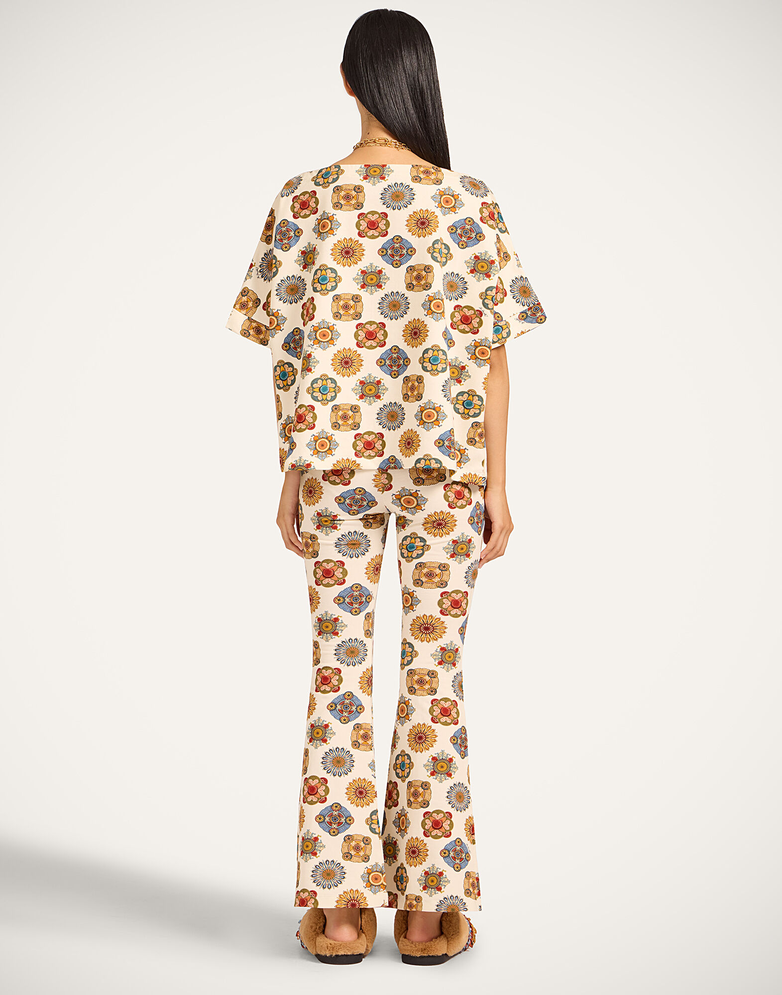 La DoubleJ Meditation Pants Nucleus Off White TRO0147JER020NUC01WH05