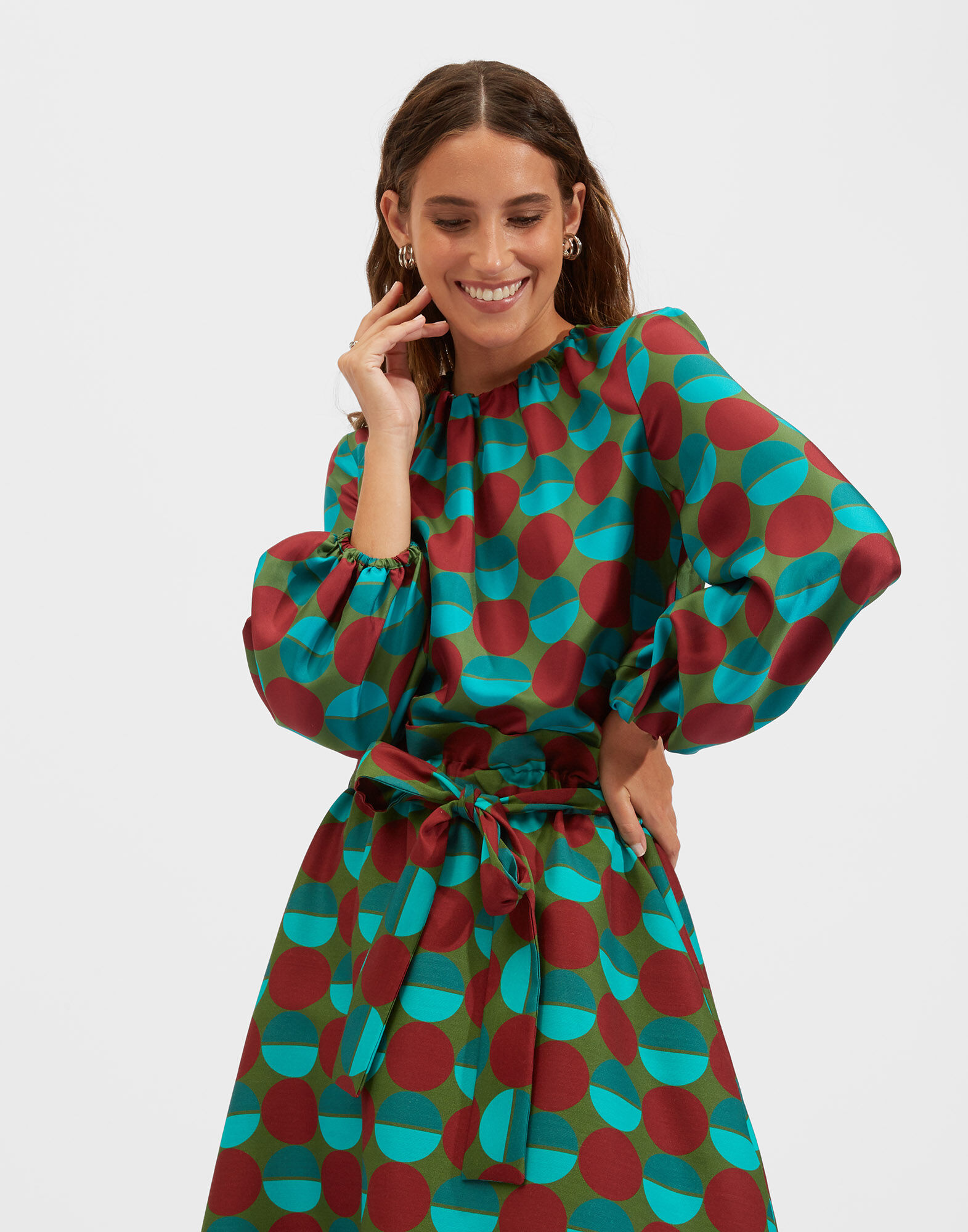 La DoubleJ Charming Top Sfere Grandi Verde TOP0021SIL001SFE0015