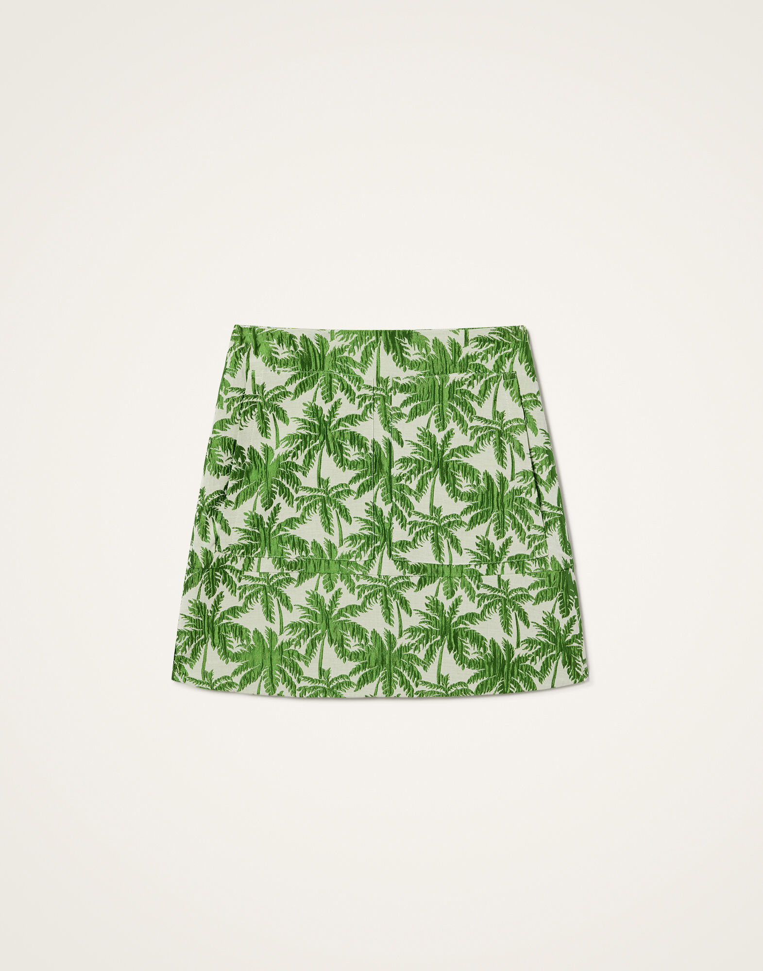 La DoubleJ Short Skirt Tropicana White SKI0027JCQ112TRC03WH01