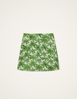 La DoubleJ Short Skirt La DoubleJ Short Skirt Tropicana White SKI0027JCQ112TRC03WH01