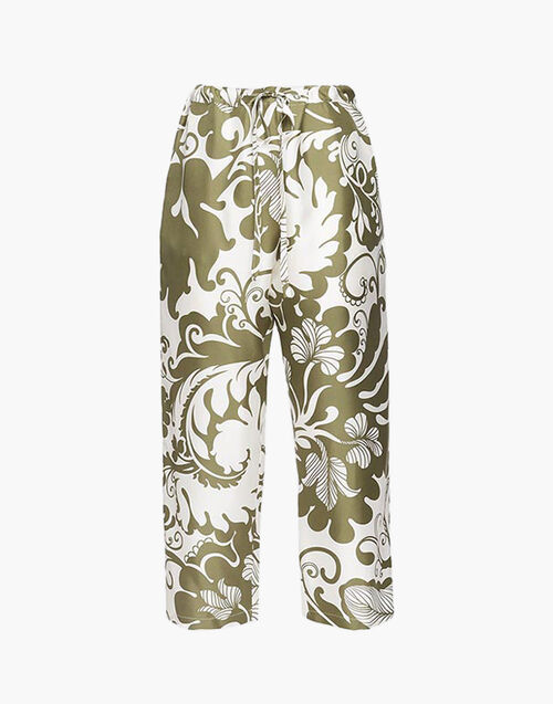 La DoubleJ Drawstring Pants Marea Olive TRO0053SIL001MRE0006