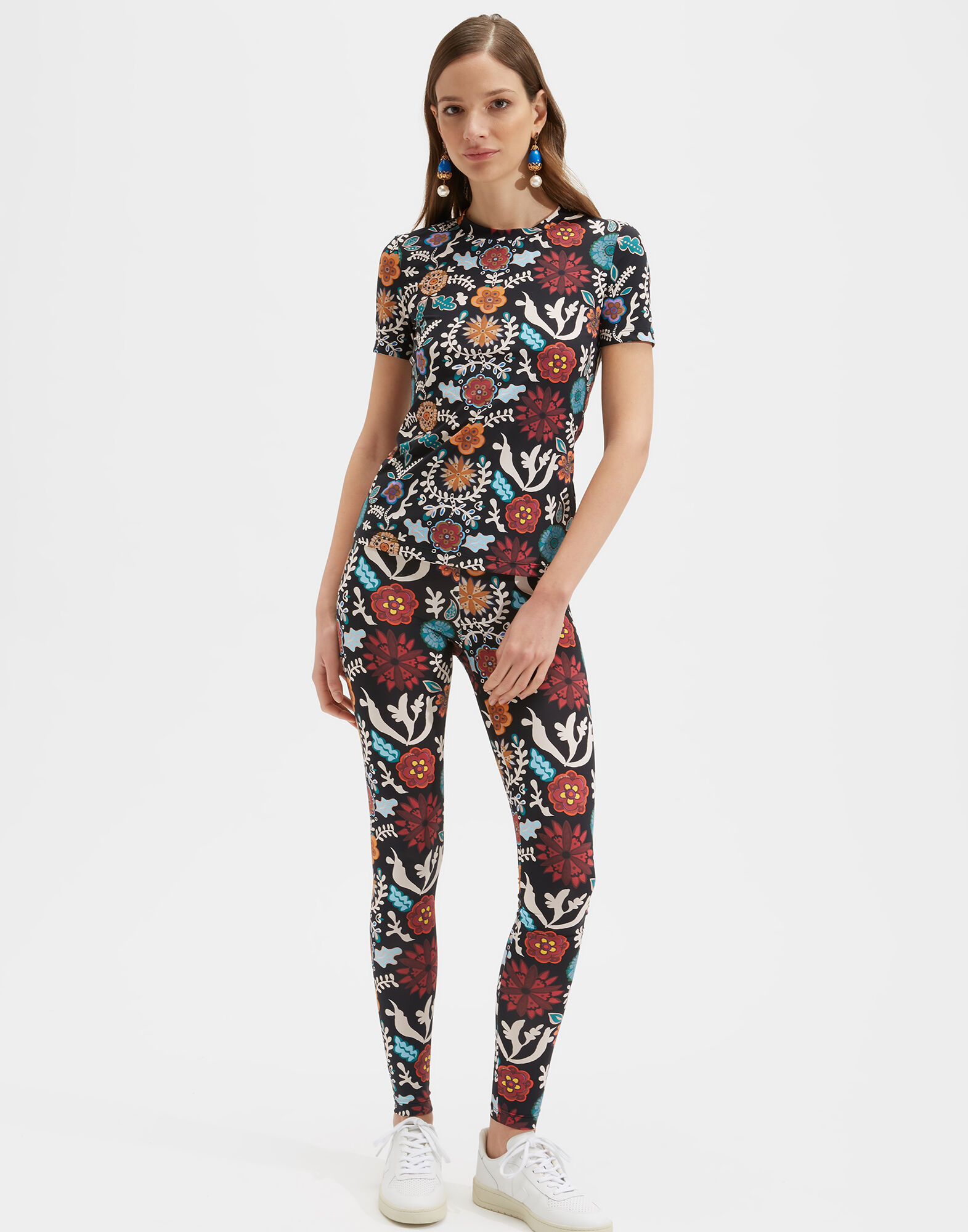 LaDoubleJ Jazzercize T-Shirt Fire Flower TOP0045JER005FIR0001