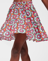 LaDoubleJ Mini Big Skirt Kaleidoscope Fuxia SKI0055COT020KAL0004