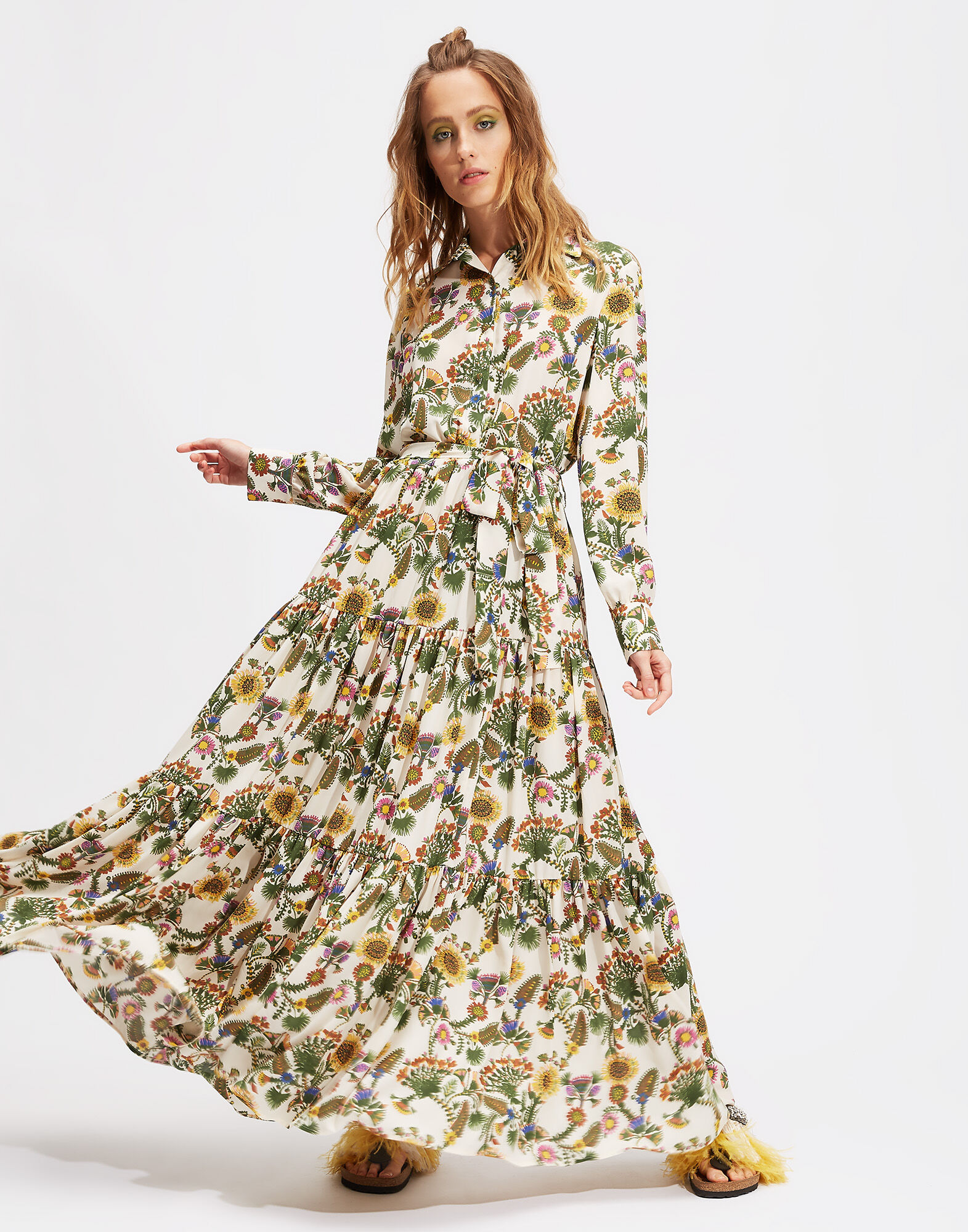 LaDoubleJ Bellini Dress Thistle DRE0016DBG001THI0001