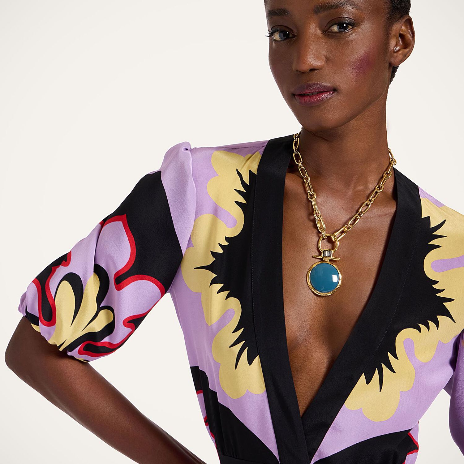 La Doublej La Double J Floral Patterned Dress In Multi