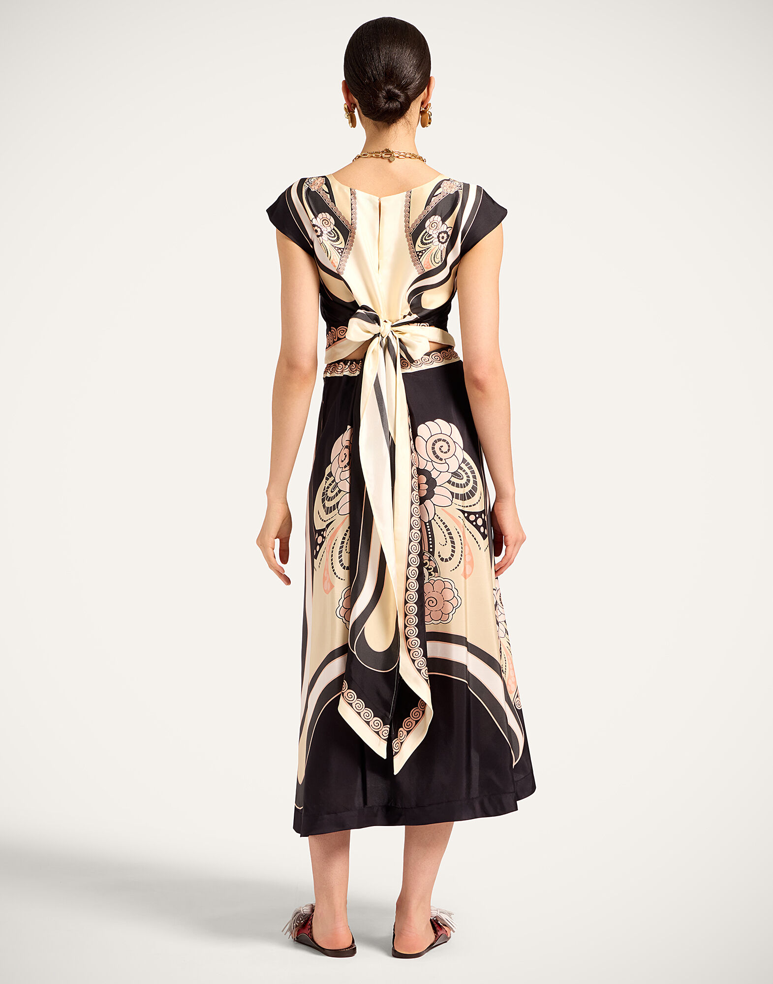 La DoubleJ Petal Skirt Ambrosia Plac&eacute;e Pale Pink SKI0187SIL009AMB03PI02