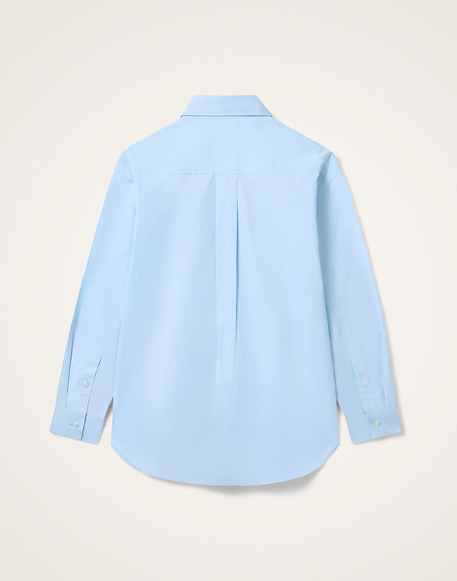 La DoubleJ Better Than Your Boyfriend's Shirt Solid Light Blue SHI0177COT082SOLIDBU01