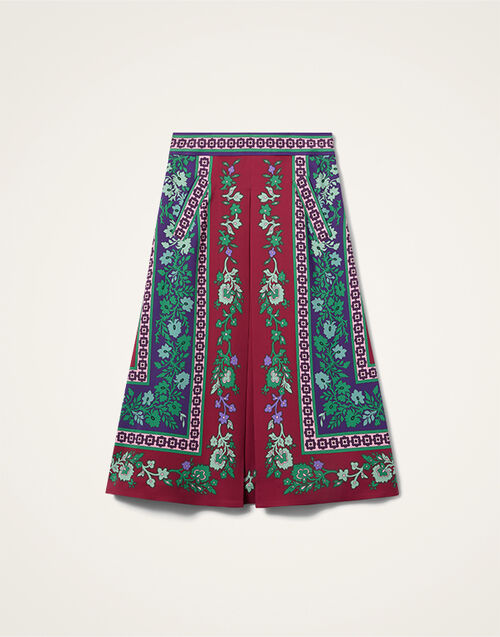 La DoubleJ Santa Monica Skirt Regalia Plac&eacute;e Red SKI0033VIS006REG02RE01