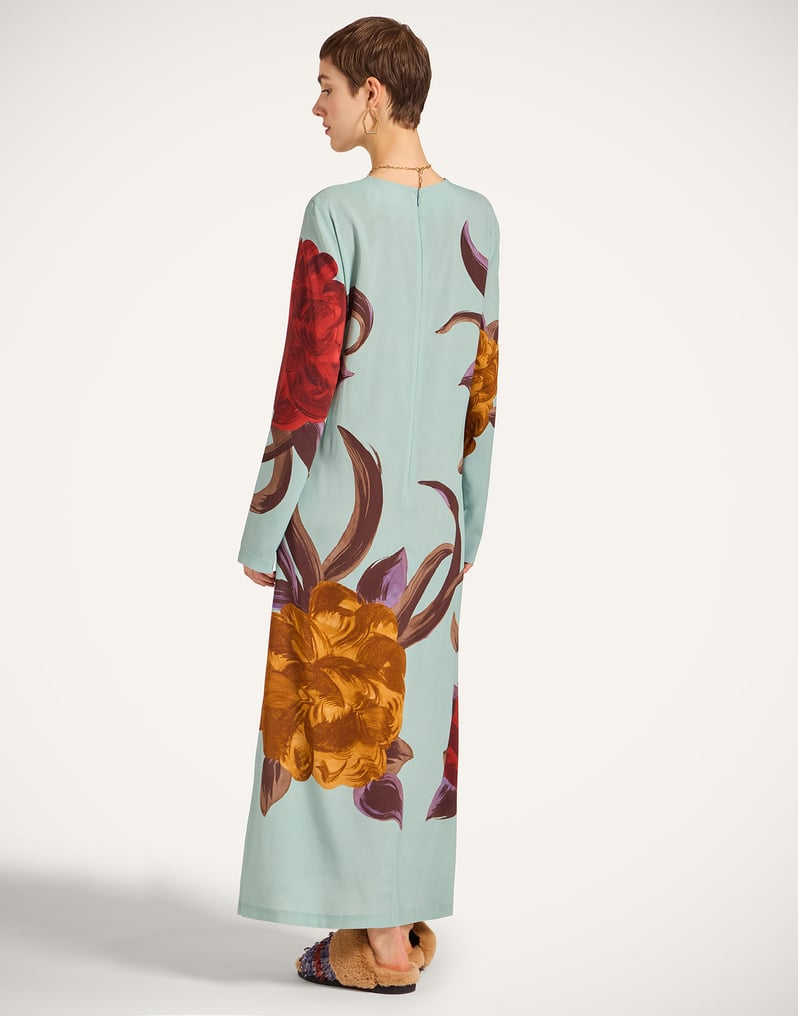 La DoubleJ Long Sleeve Swing Dress La DoubleJ Long Sleeve Swing Dress Peony Placée Light Blue DRE0231VIS001PEO06BU01