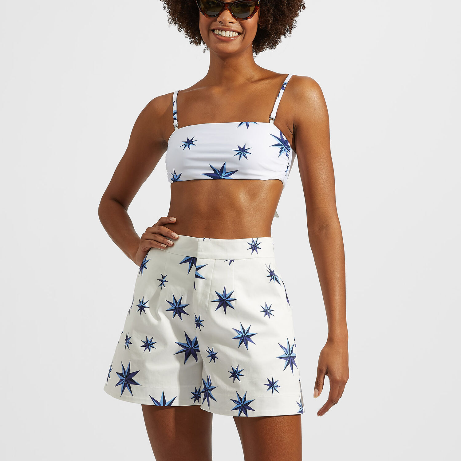 La Doublej 3-way Bandeau Top In Lakshmi