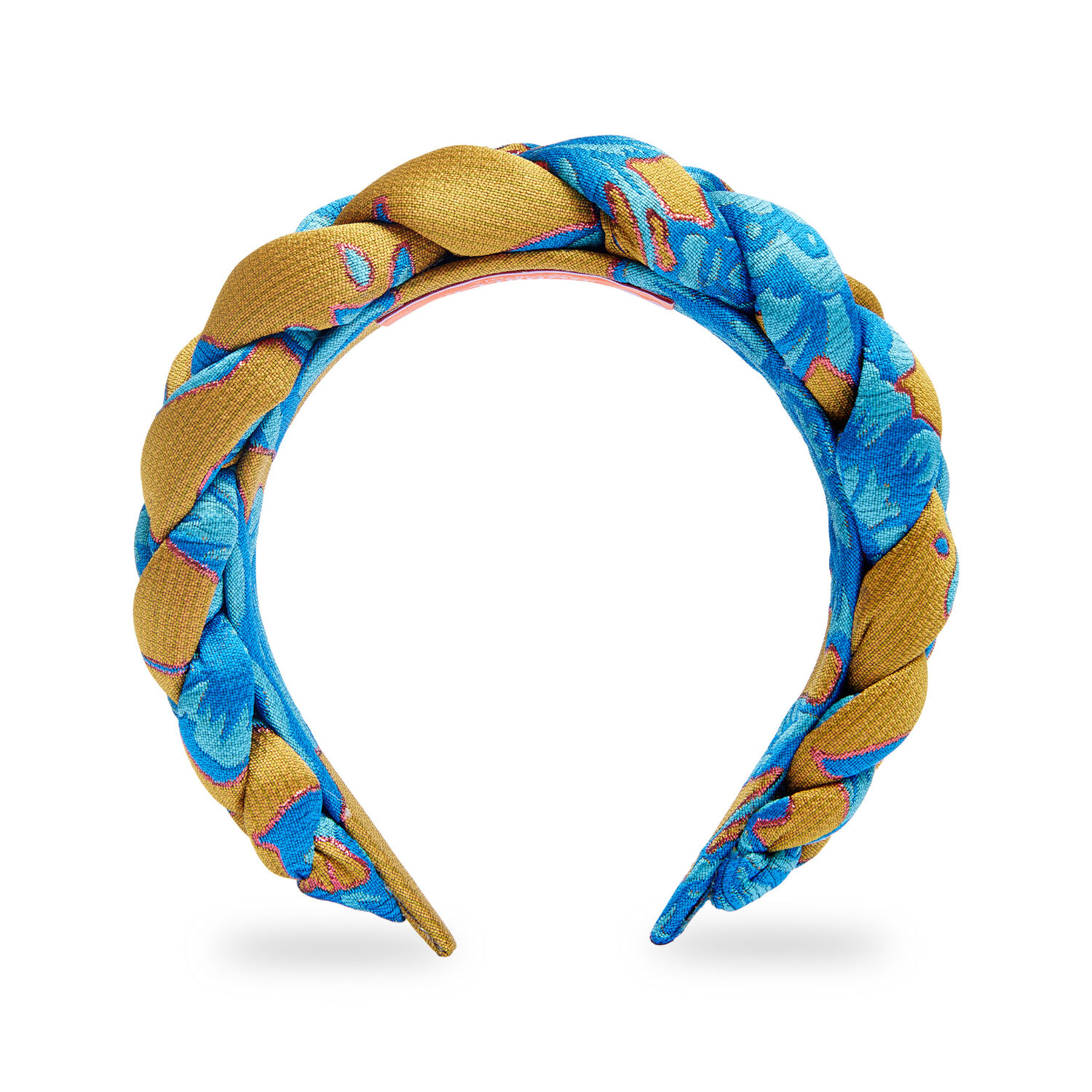 La Doublej Rapunzel Braided Headband In Hottie Turquoise