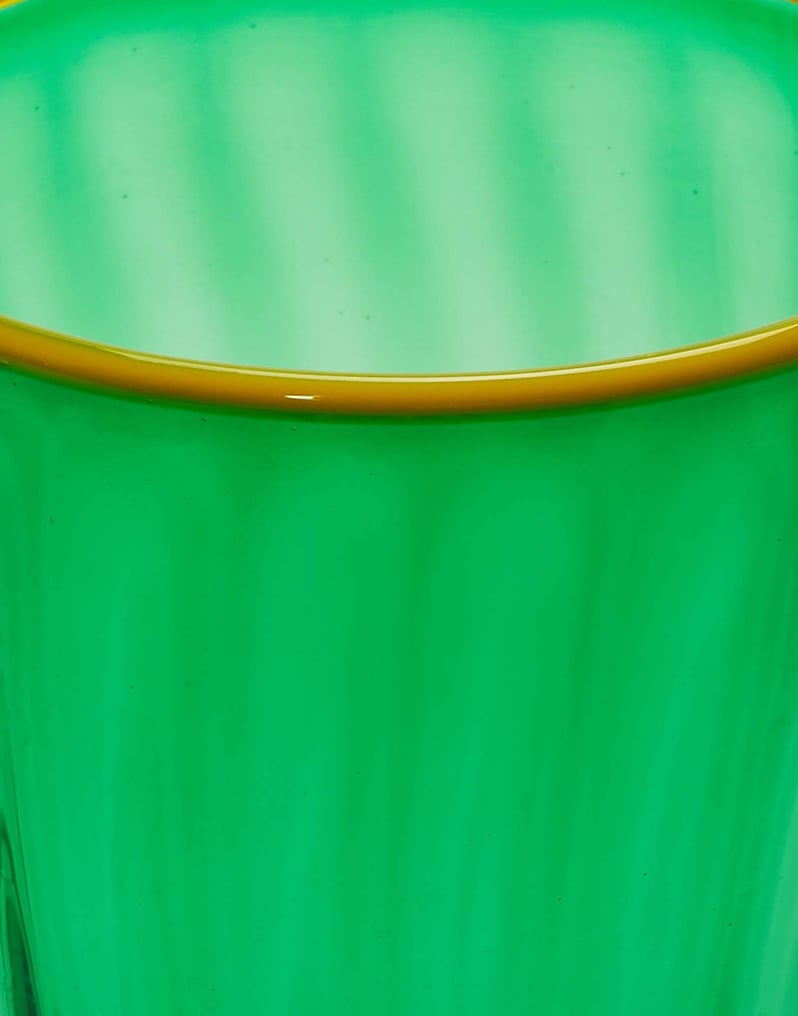 La DoubleJ Rainbow Glass Set of 2 La DoubleJ Rainbow Glass Set of 2 Green GLA0014MUR001GRE0001