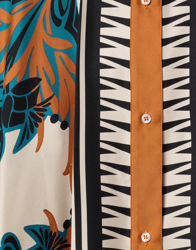 La DoubleJ Foulard Shirt La DoubleJ Foulard Shirt Florence Placée SHI0059SIL006FLO0002