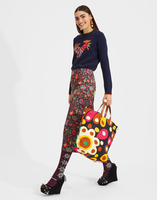 LaDoubleJ Pencil Skirt LaDoubleJ Pencil Skirt Dragonflower Viola SKI0011RAD001DRA0002