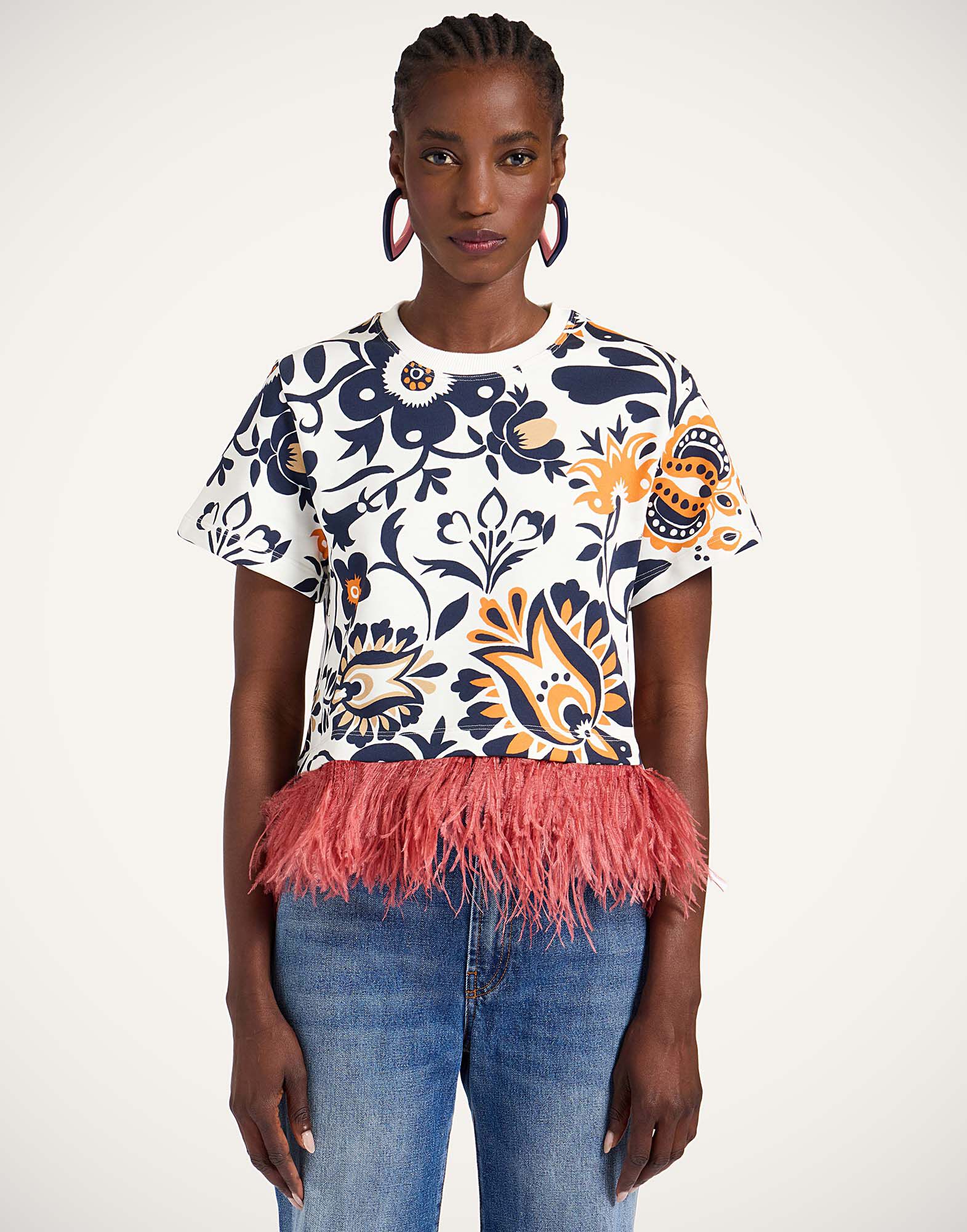 La DoubleJ La Scala Tee Selva White TSH0026JER039SEL06WH01