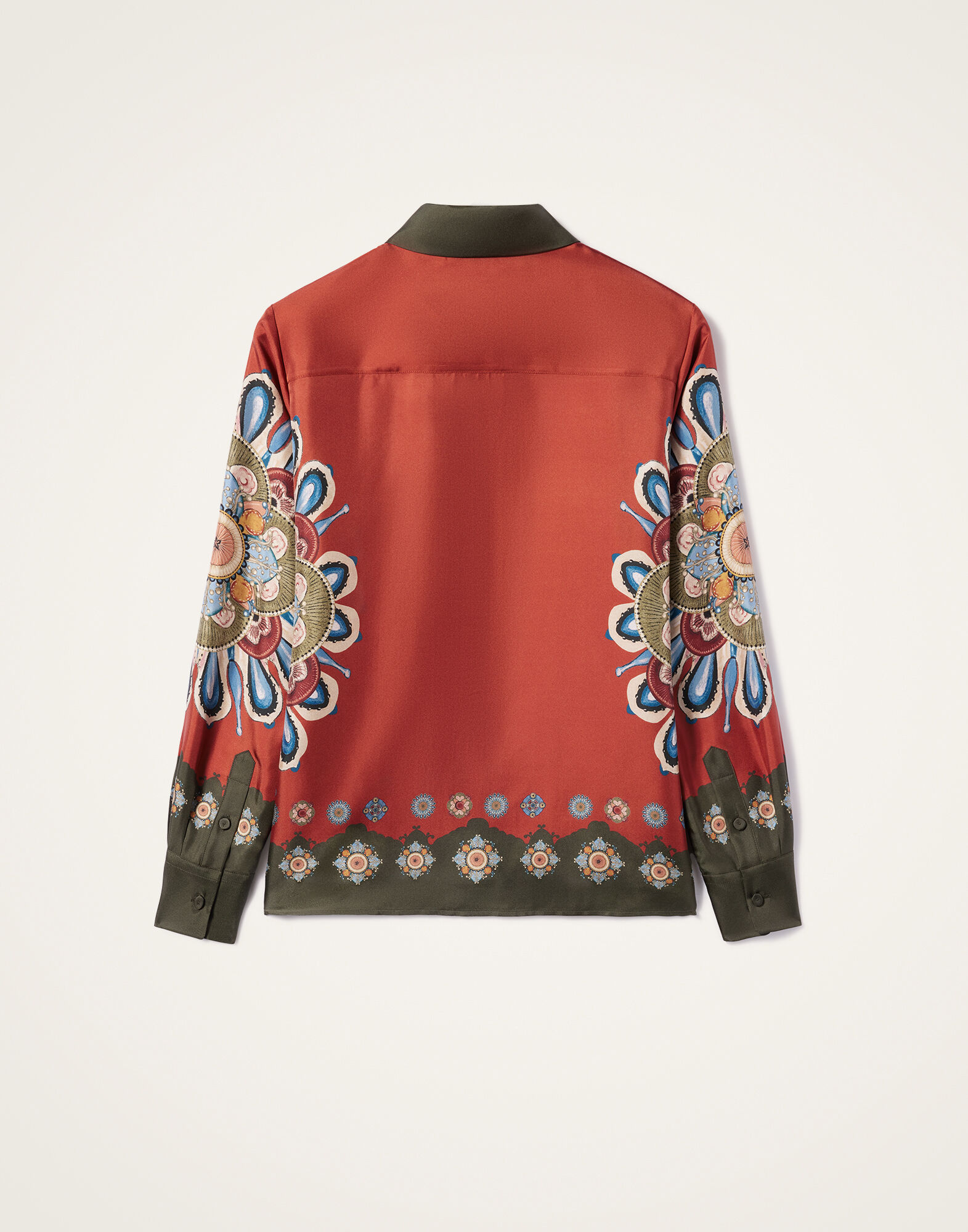 La DoubleJ Boy Shirt Nucleus Plac&eacute;e Rust SHI0040SIL001NUC06OR04