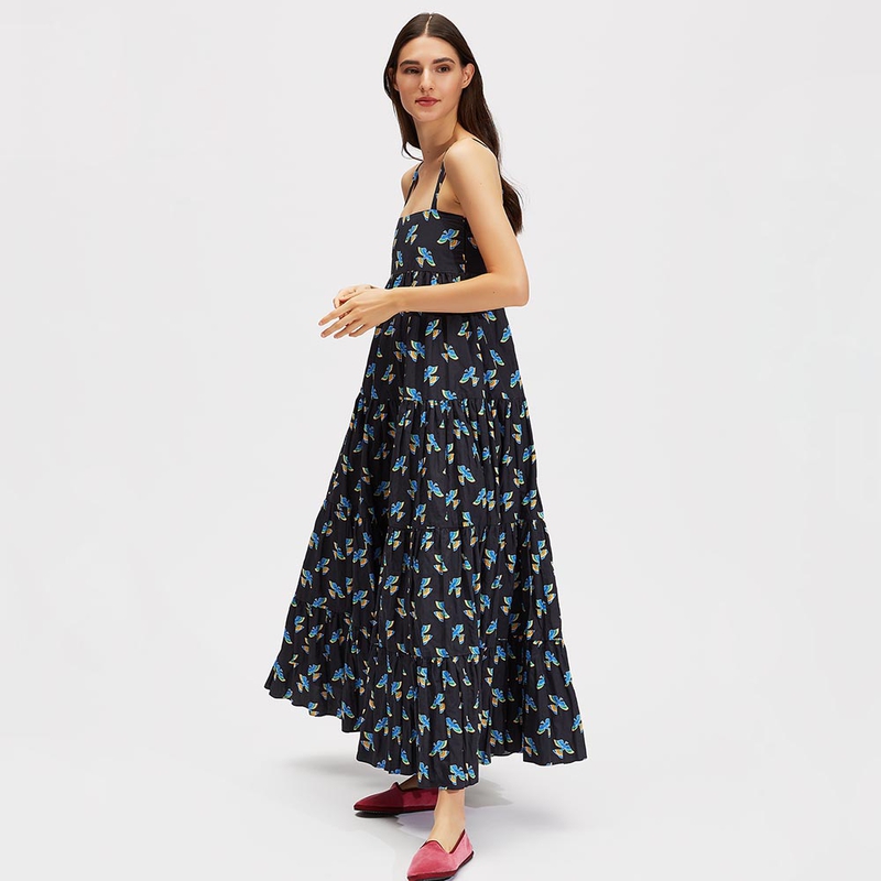 LaDoubleJ Bouncy Dress LaDoubleJ Bouncy Dress Flying Colombo DRE0042COT004FLY0001