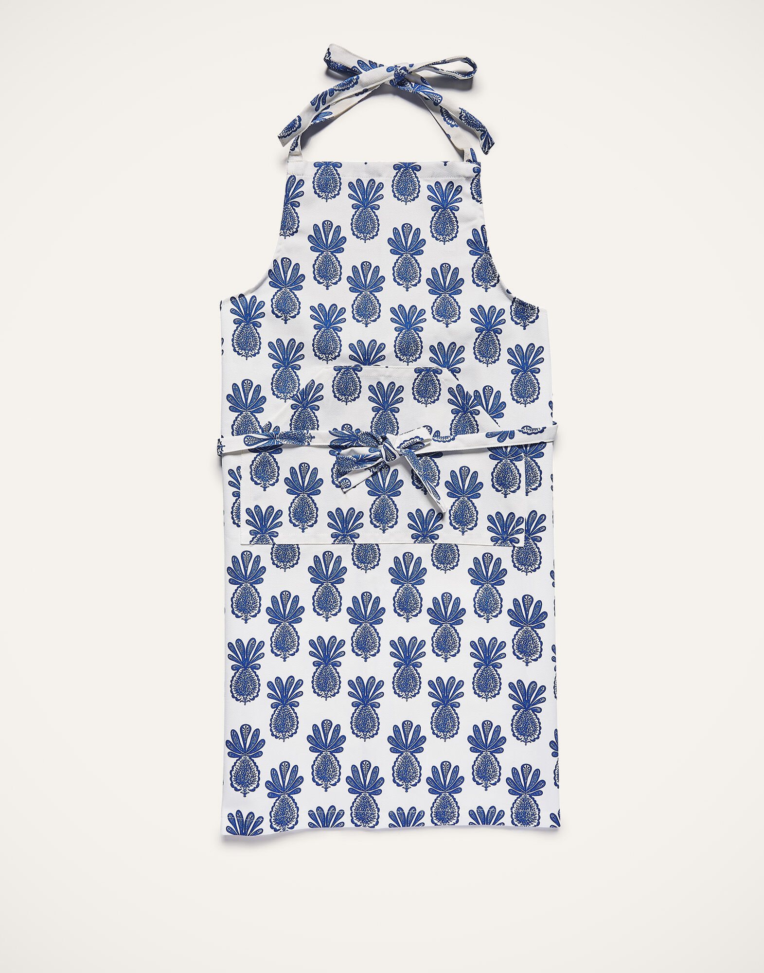 La DoubleJ Apron Pineapple Blu APR0001COT018PNP0017