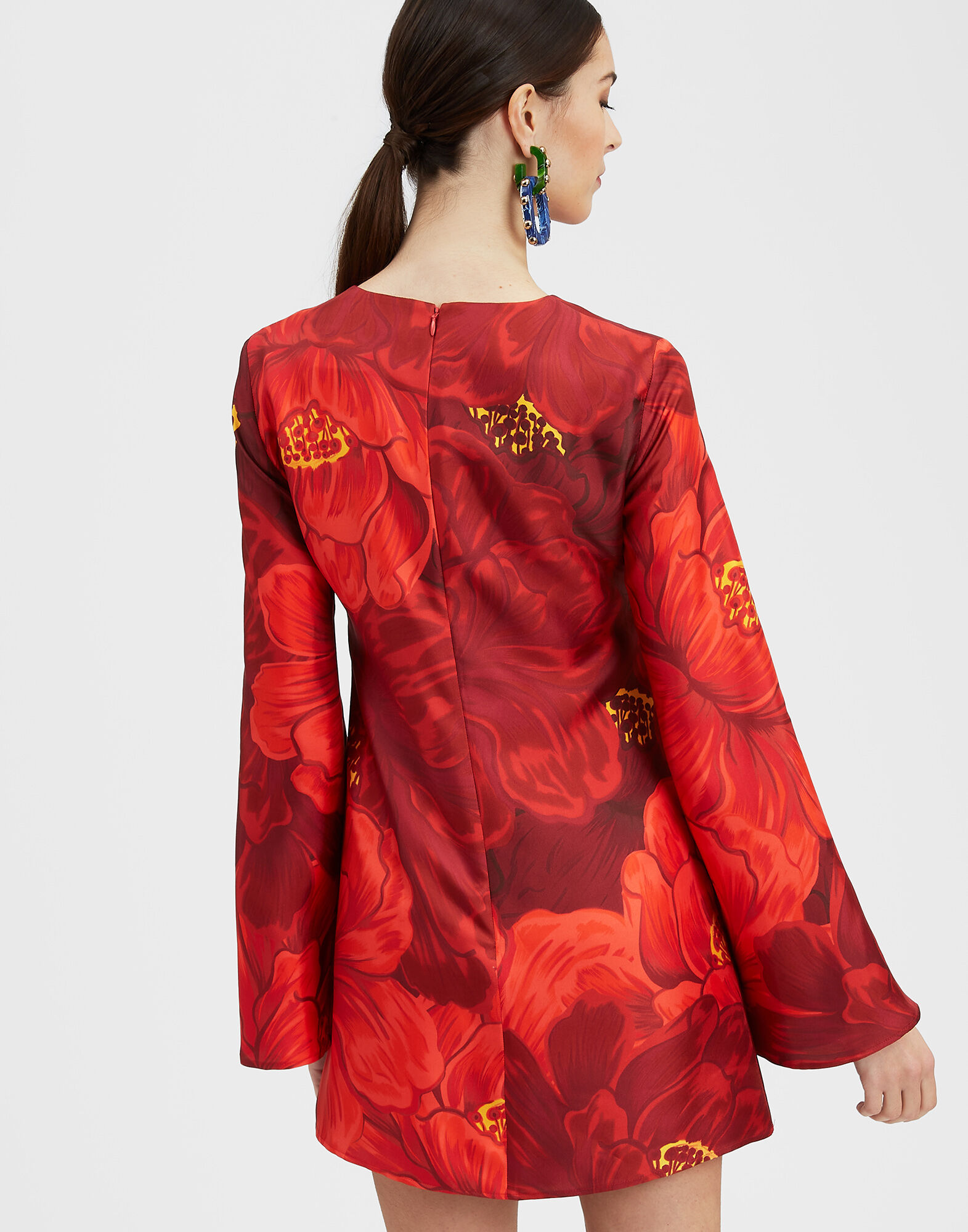 La DoubleJ Mini Supreme Swing Dress Ruby Red DRE0652SIL001RUB02RE01