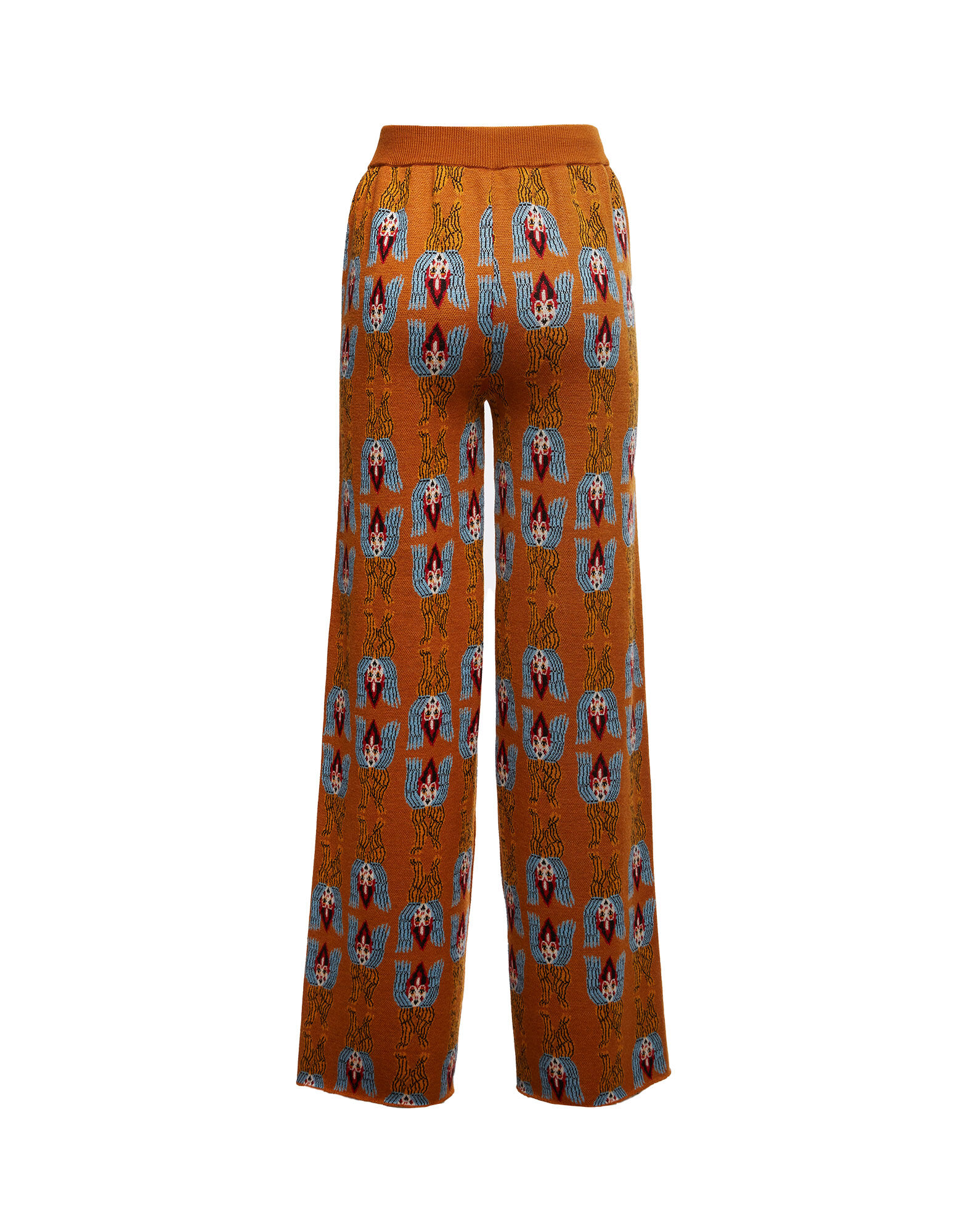 La DoubleJ Jacquard Pants Amphora Jacquard TRO0066KNI050VAR0091