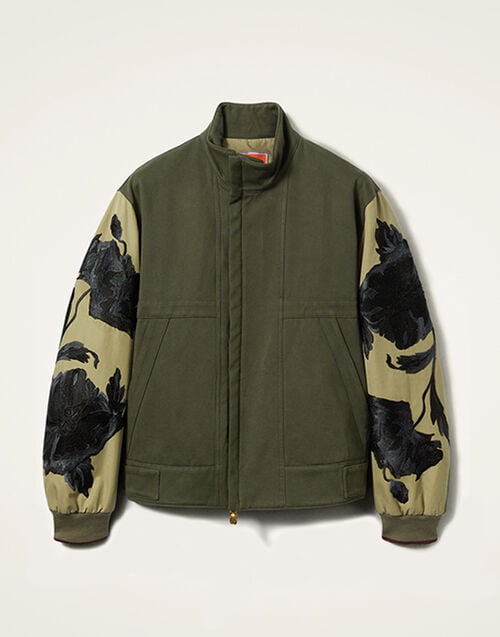 La DoubleJ Janis Puffer Solid Camouflage Green JAC0123COT065SOLIDGR08