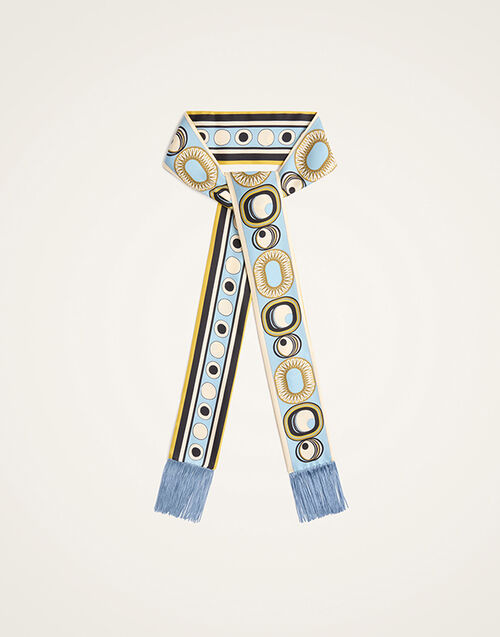 La DoubleJ Skinny Scarf Sanctuary Plac&eacute;e Light Blue SCA0075SIL006SAC02BU01