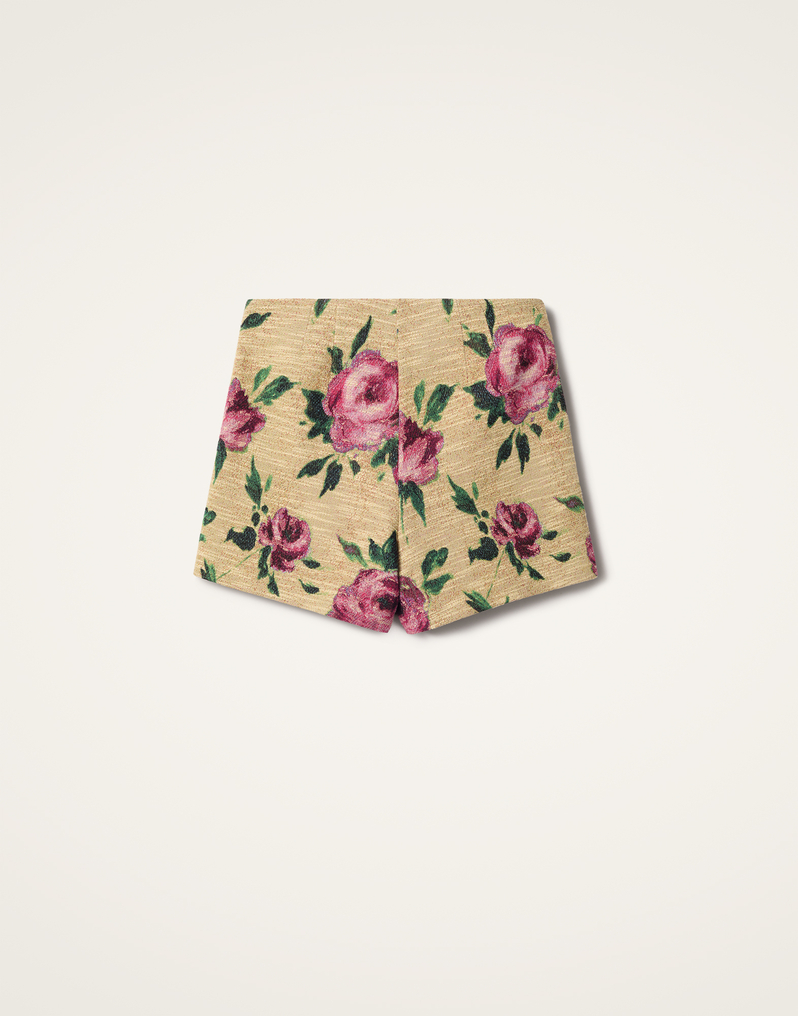 La DoubleJ Margarita Shorts La DoubleJ Margarita Shorts Roses Light Beige TRO0112COT069ROS06BR01