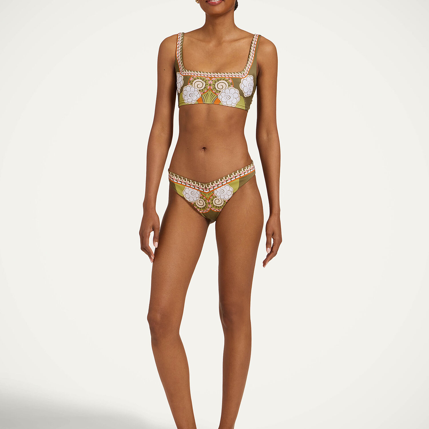  La Doublej Summer 2026 Collection: Vip Early Access Women - Pammy Bikini Top Ambrosia Placée Green Xs 80% Polyamide 20% Elastane 