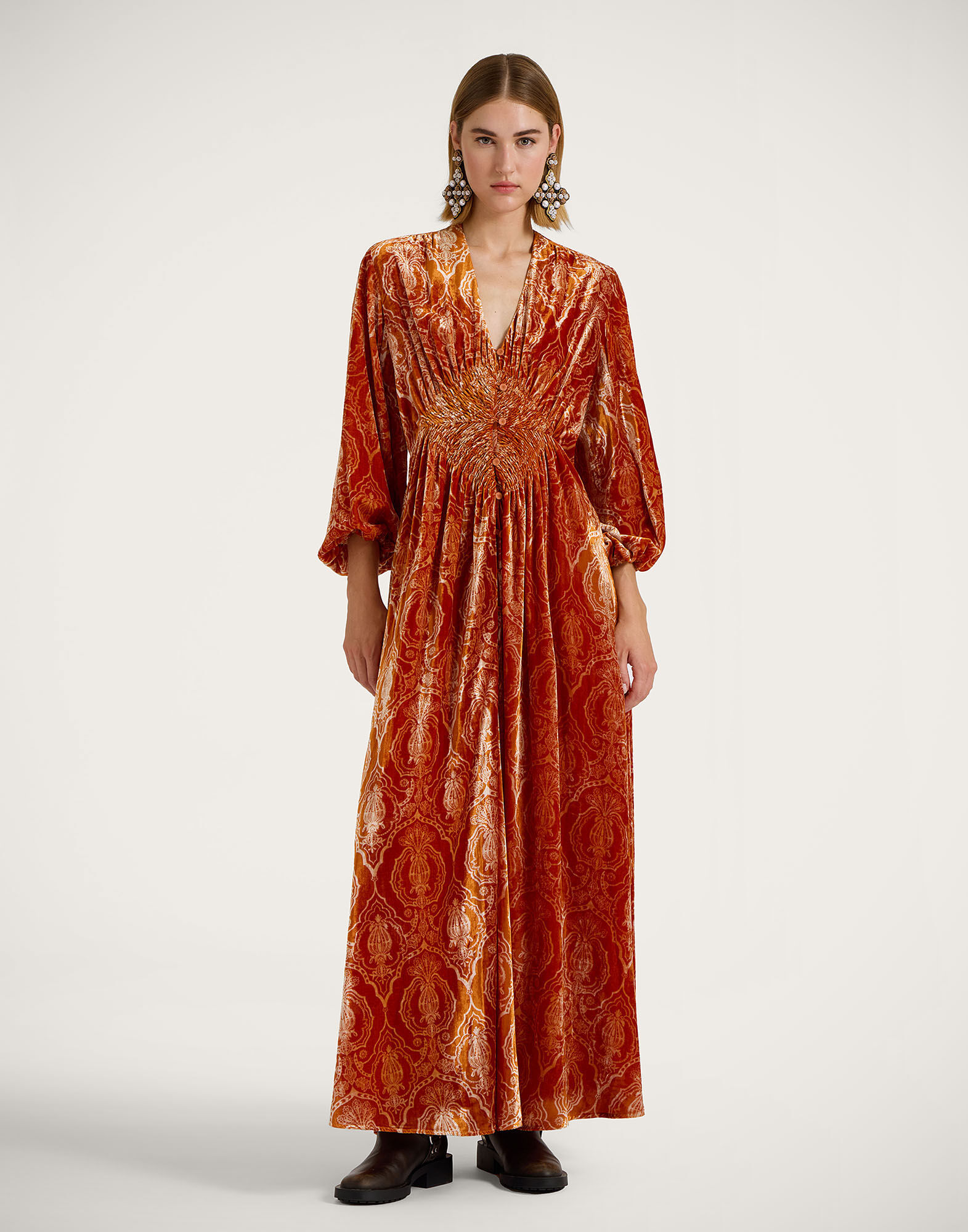 【ラッピング無料】 in Dress Camerino Long Banquet DoubleJ La | Women for Orange スーツ・フォーマル・ドレス