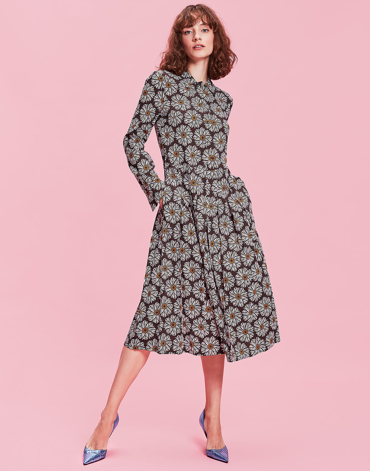 LaDoubleJ Chemisier Dress Girasoli DRE0025VIS001GIR0001