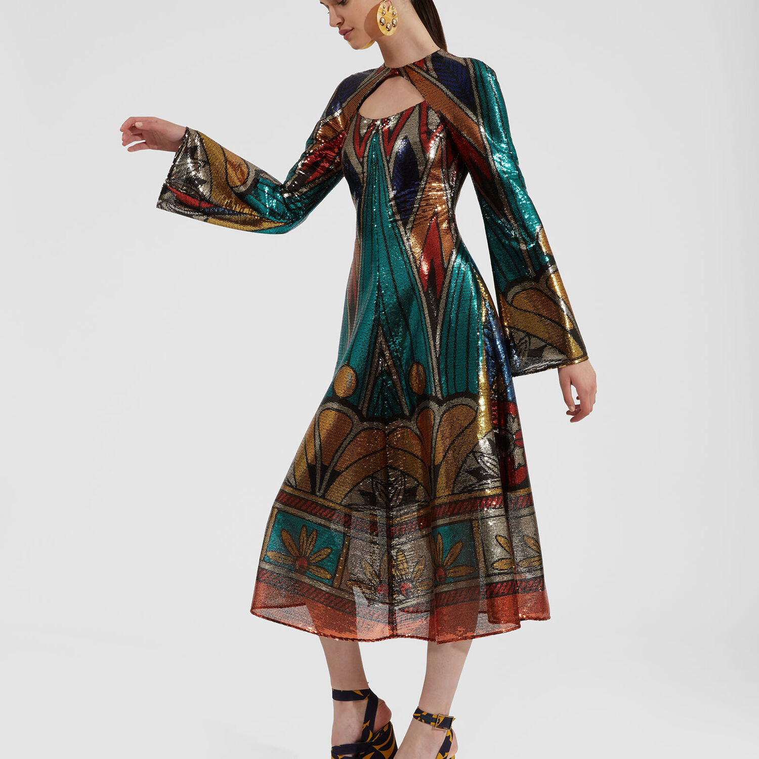 La Doublej Sequin-embellished Farfalla Dress In Philae Placée